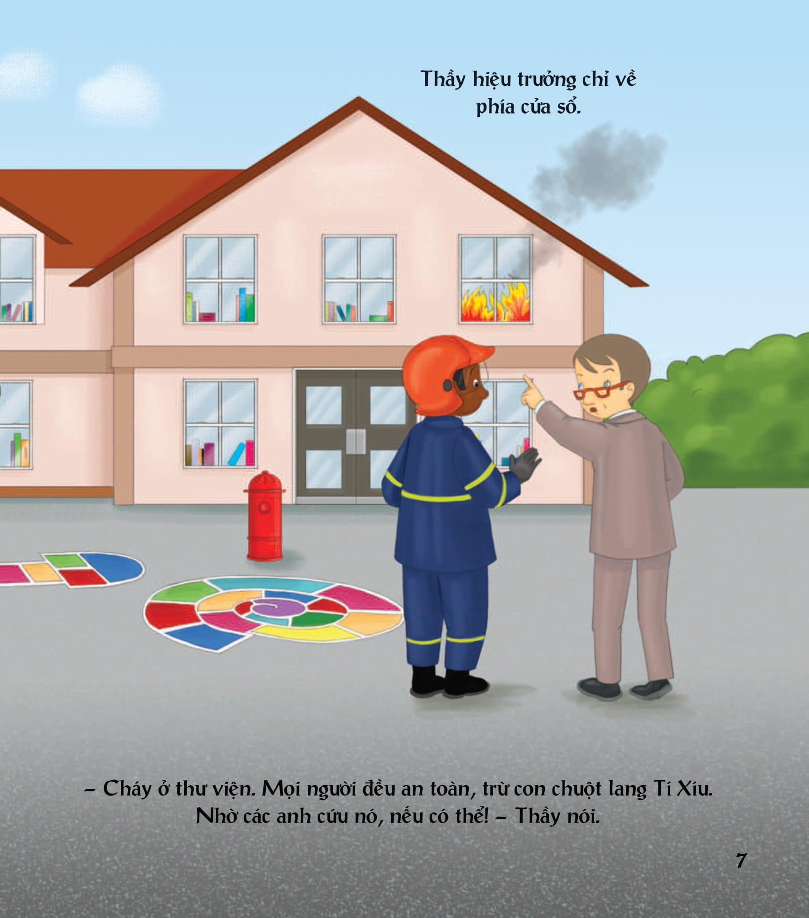 em thích nghề nào? - lính cứu hỏa - Ảnh 8