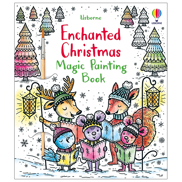 enchanted christmas magic painting book