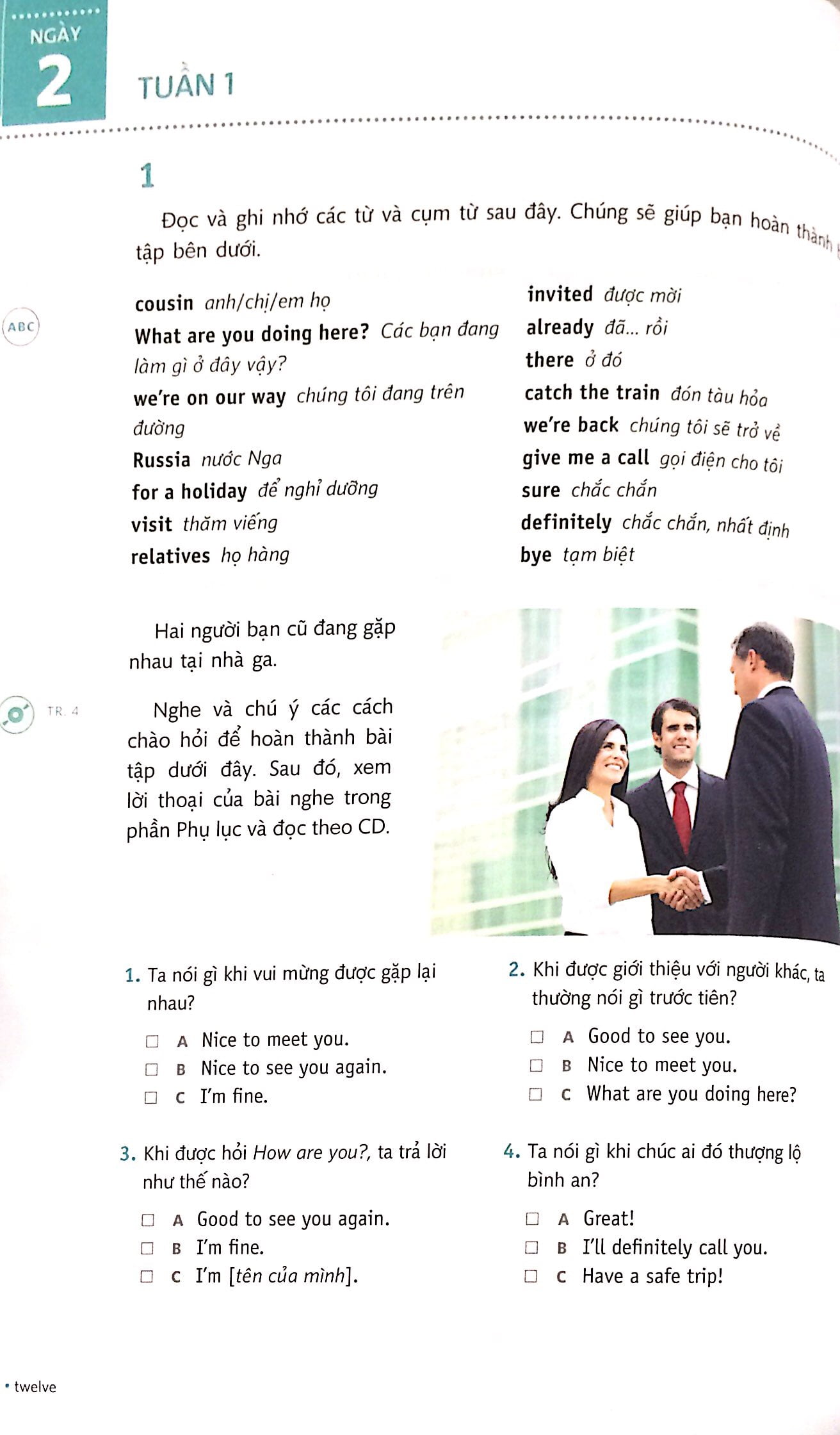 english in 4 weeks - thông thạo tiếng anh chỉ trong 4 tuần (kèm đĩa mp3) - Ảnh 7