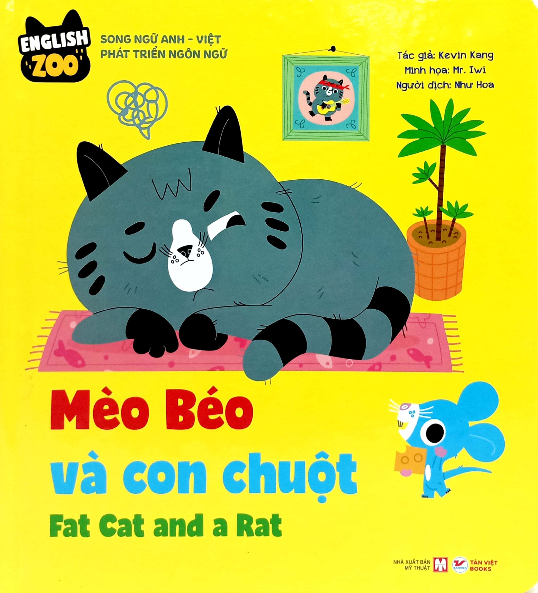 english zoo - mèo béo và con chuột - fat cat and a rat - Ảnh 3