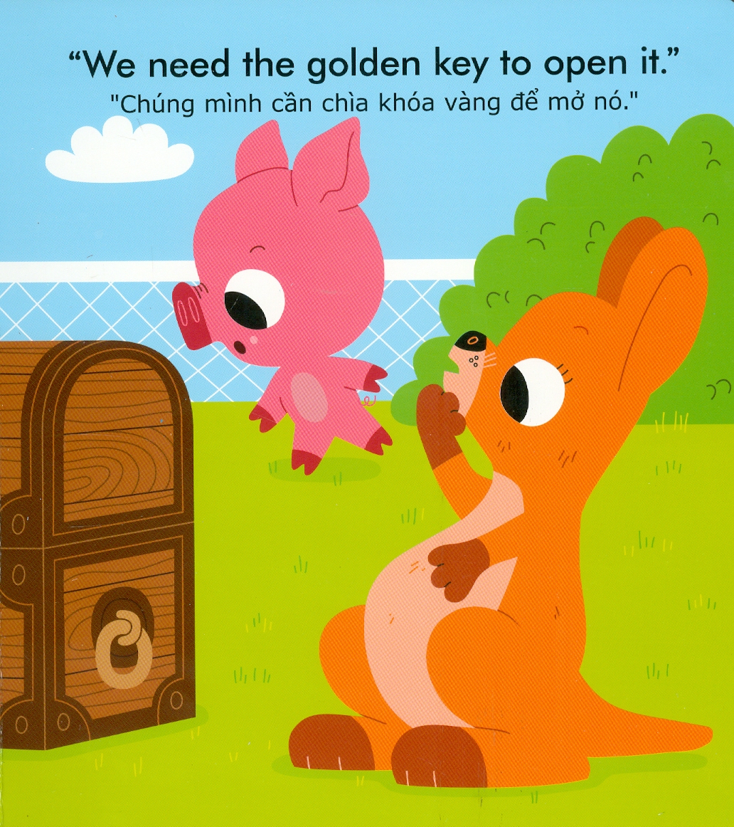 english zoo - song ngữ anh-việt phát triển ngôn ngữ - đi tìm chìa khóa vàng - finding golden key - Ảnh 4