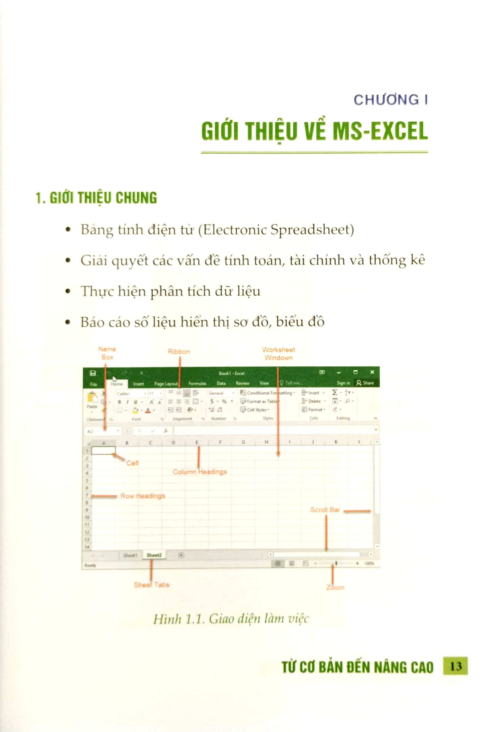 excel ứng dụng văn phòng - từ cơ bản đến nâng cao (tái bản 2023) - Ảnh 5