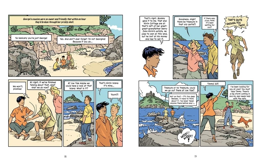 Famous Five Graphic Novel - Five On A Treasure Island - Ảnh 4