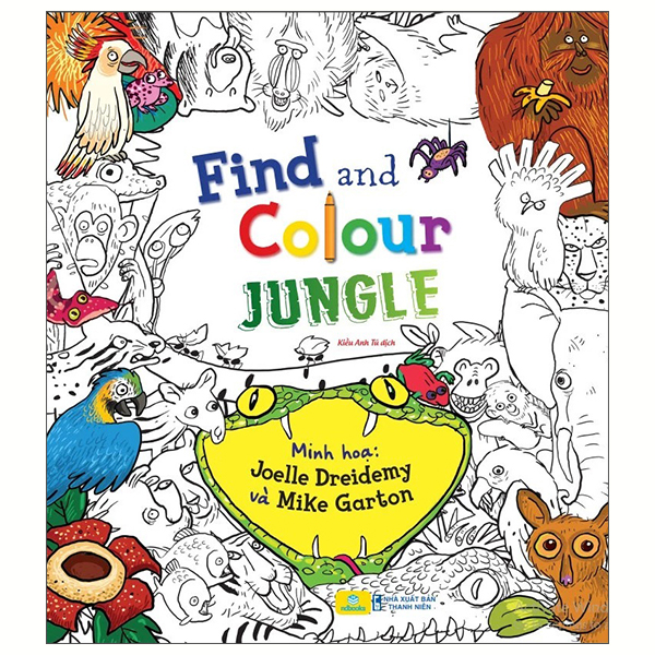 Find And Colour - Jungle