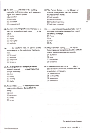 finish toeic 1000 lc reading comprehension - Ảnh 7