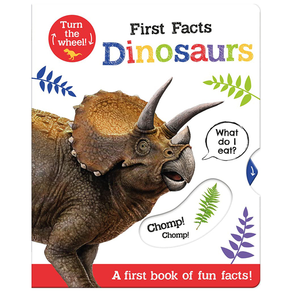 first facts dinosaurs (turn-the-wheel books)