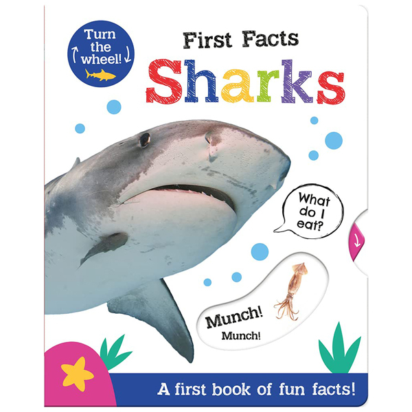 first facts sharks (turn-the-wheel books)