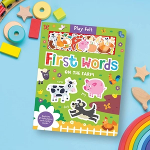 first words on the farm (play felt educational) - Ảnh 3