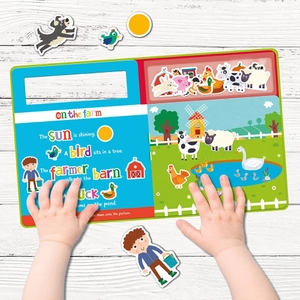first words on the farm (play felt educational) - Ảnh 4