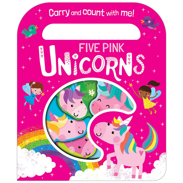 five pink unicorns (count and carry with me!)