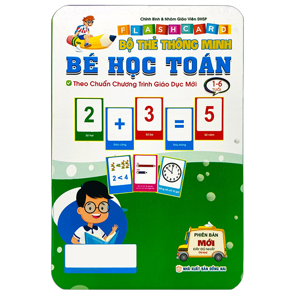 Flashcard - Bộ Thẻ Thông Minh - Bé Học Toán (1-6 Tuổi) (Tái Bản 2025)