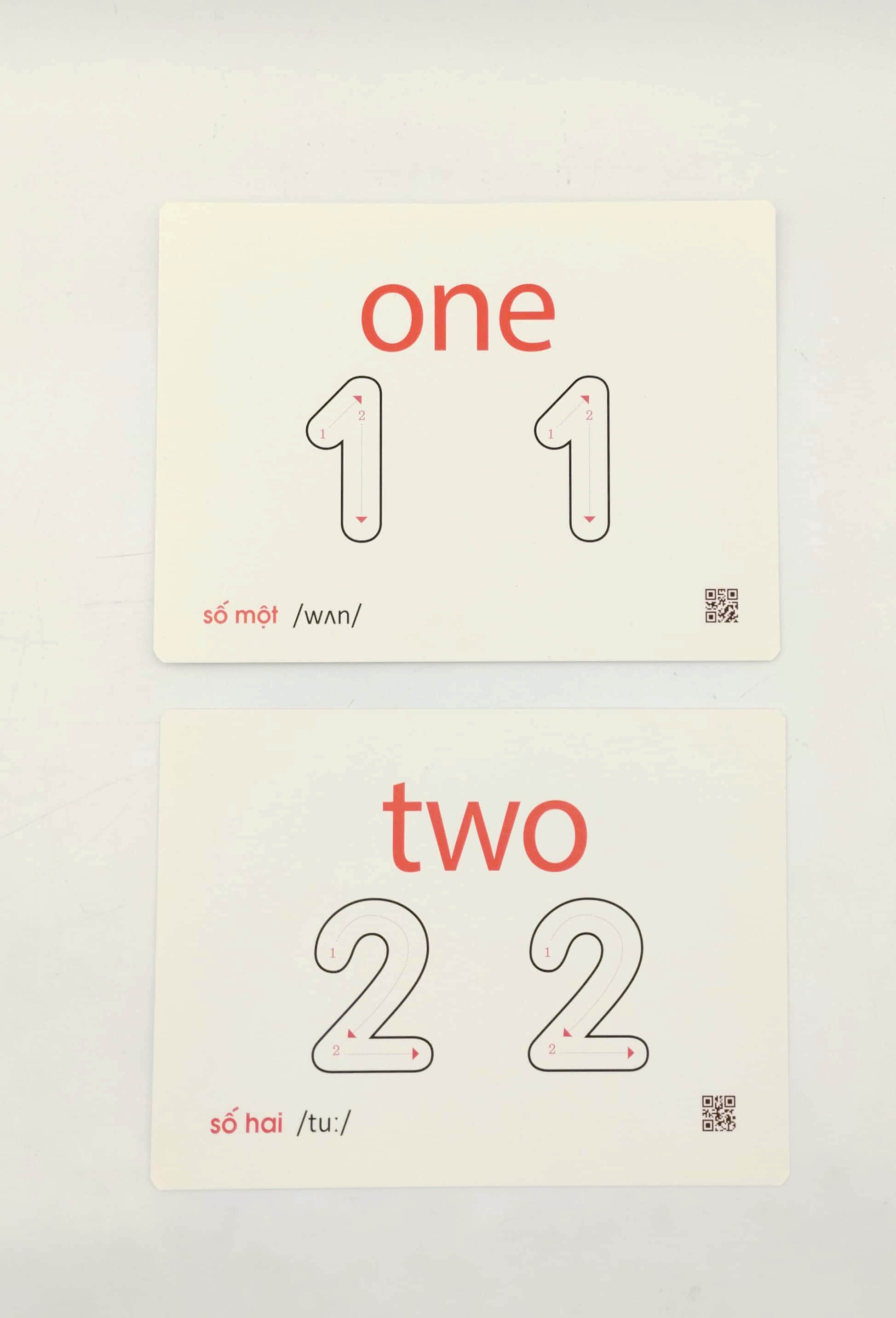 flashcard dạy trẻ theo phương pháp glenn doman - số đếm - Ảnh 4