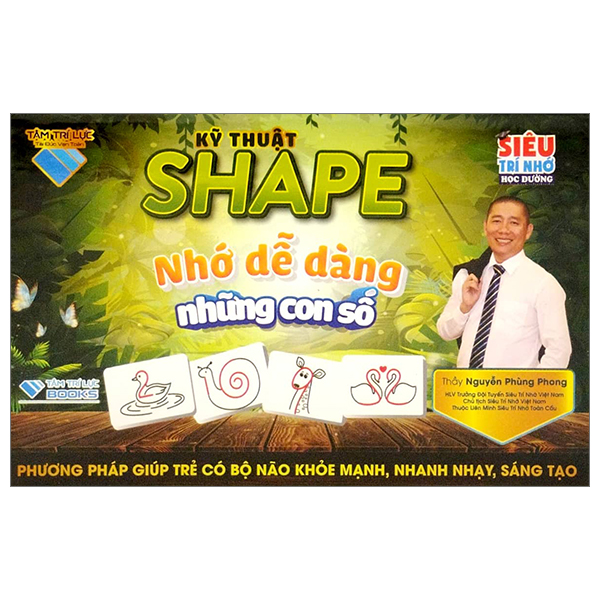 flashcard kỹ thuật shape - nhớ dễ dàng những con số