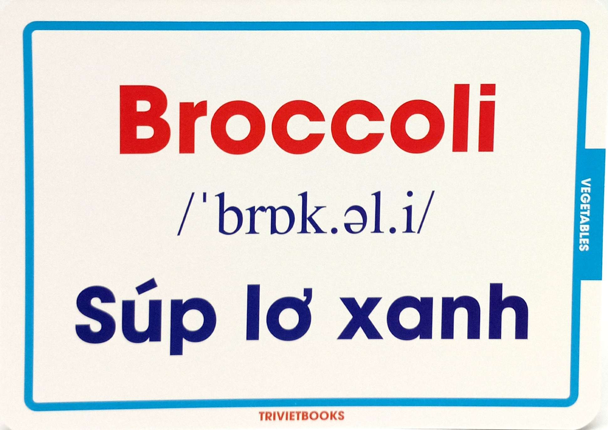 flashcard rau củ quả - vegetables - Ảnh 7