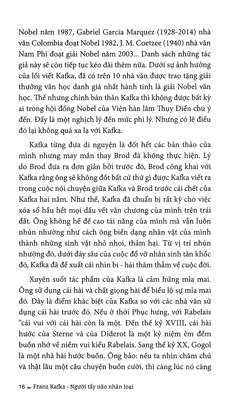 franz kafka - người tẩy não nhân loại (tái bản 2019) - Ảnh 14