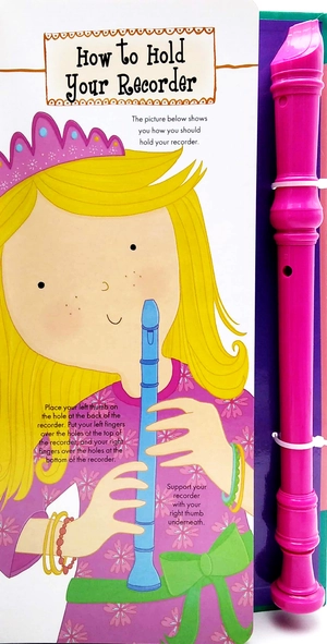 fun to learn recorder book - pink - Ảnh 4