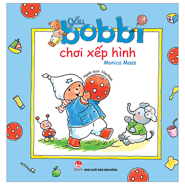 gấu bobbi chơi xếp hình - bìa cứng