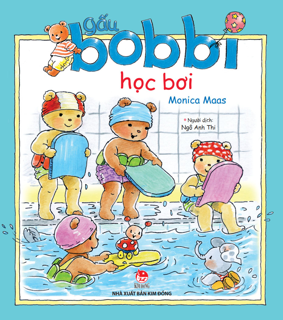 gấu bobbi học bơi - Ảnh 2