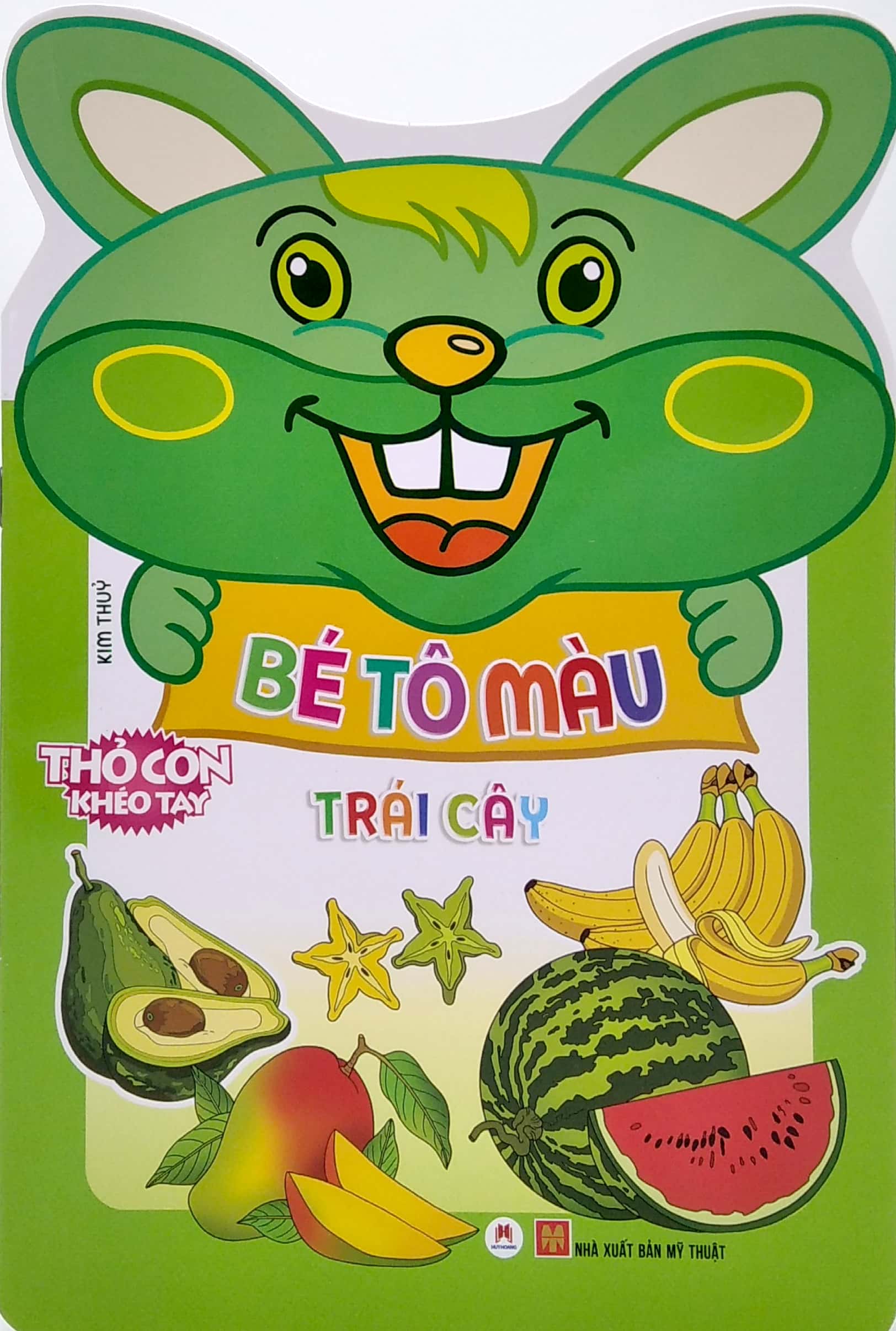gấu con khéo tay - bé tô màu: trái cây - Ảnh 2