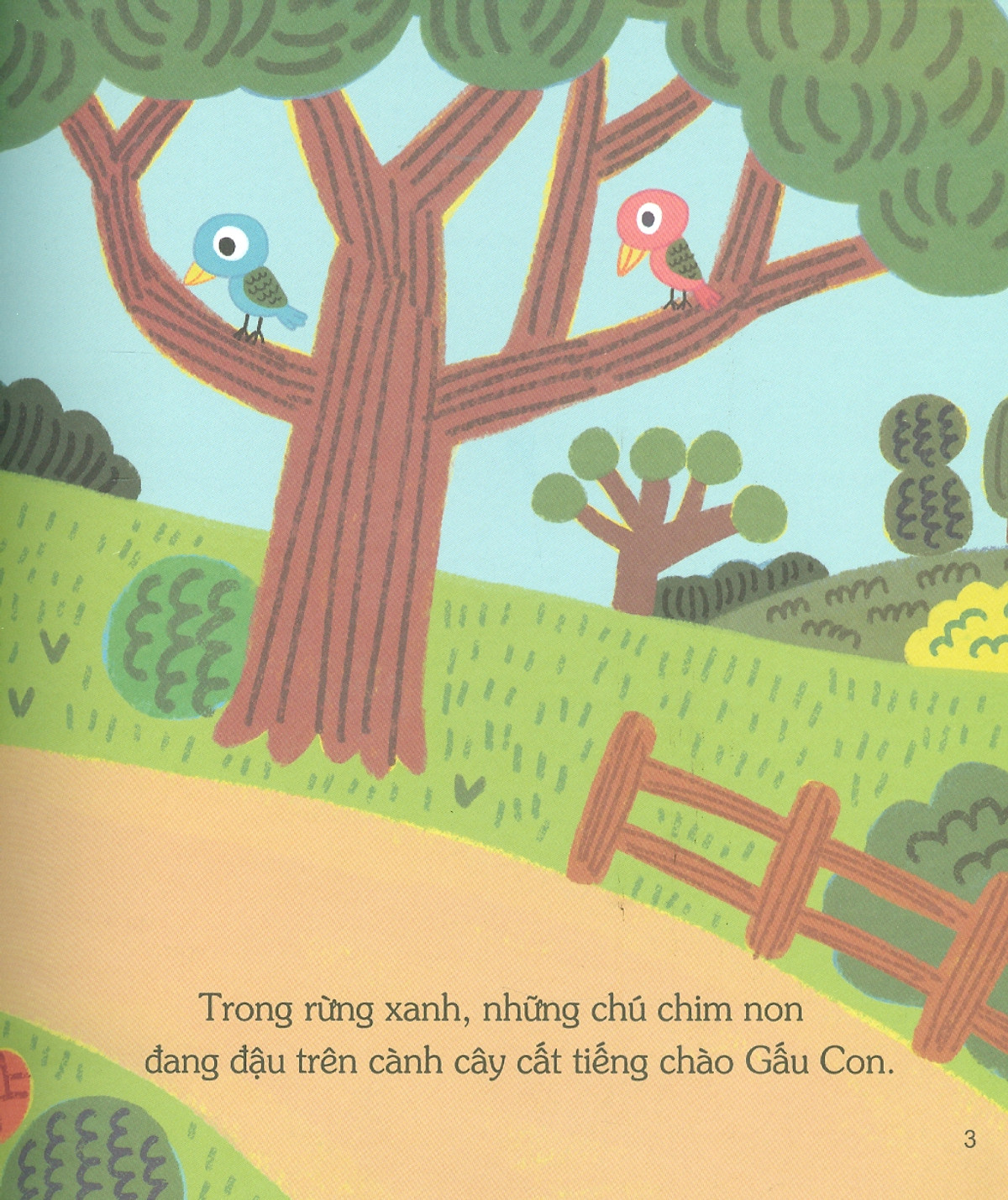 gấu con tinh nghịch - khả năng điều tiết cảm xúc - gấu con ơi, cậu đi đâu thế? (tái bản 2024) - Ảnh 4