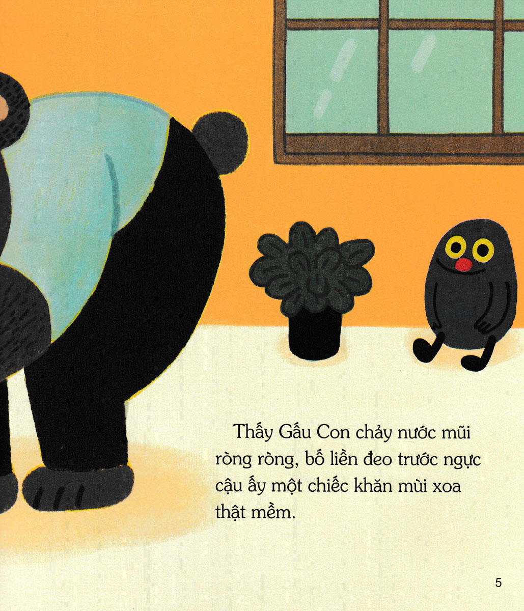 gấu con tinh nghịch - sự đồng cảm - gấu con bị cảm (tái bản 2024) - Ảnh 5