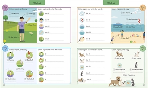 german for everyone junior 5 words a day: learn and practise 1,000 german words - Ảnh 5