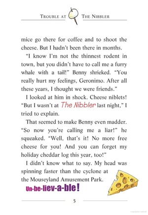 geronimo stilton - book 6 - paws off, cheddarface! - Ảnh 6