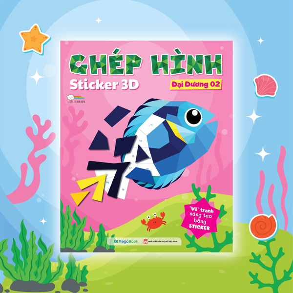 Ghép Hình Sticker 3D - Đại Dương 01 - Ảnh 9