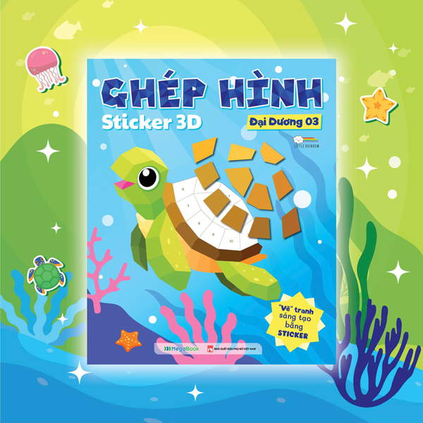 Ghép Hình Sticker 3D - Đại Dương 02 - Ảnh 9