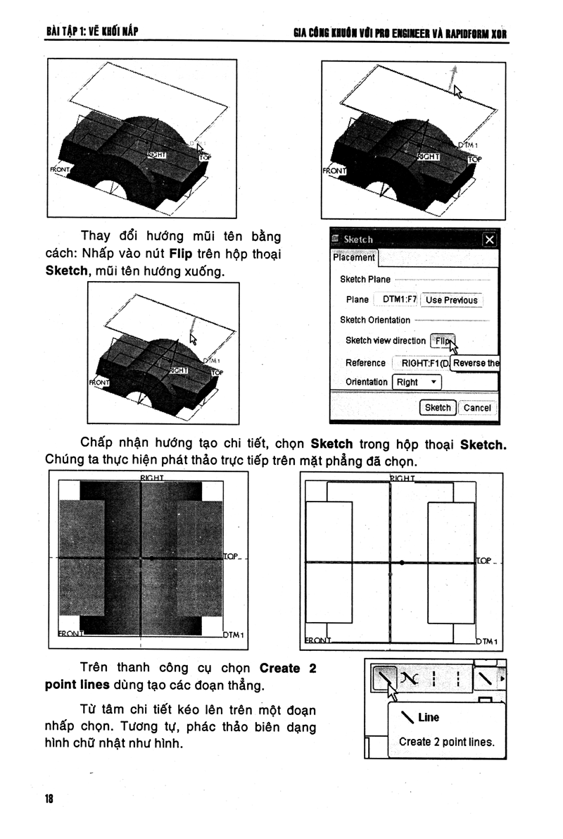 gia công khuôn với pro engineer & rapidform xor - Ảnh 17