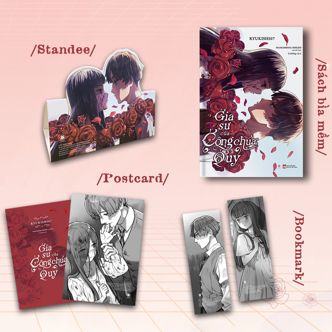 gia sư của công chúa quỷ - bản đặc biệt - tặng kèm bookmark 2 mặt in bồi cứng + postcard 2 mặt in bồi cứng + standee hình nhân vật in bồi cứng - Ảnh 8