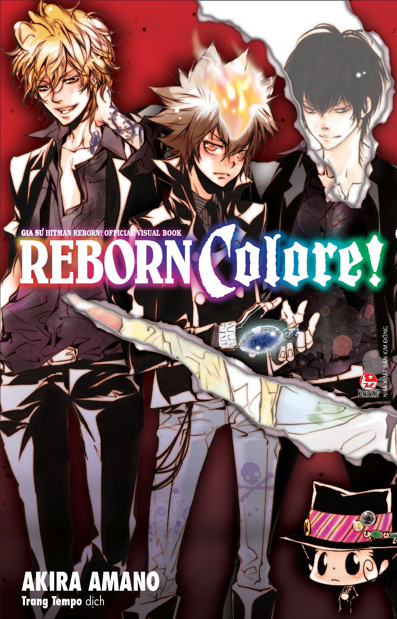 gia sư hitman reborn! official visual book - reborn colore! - tặng kèm sticker - Ảnh 3