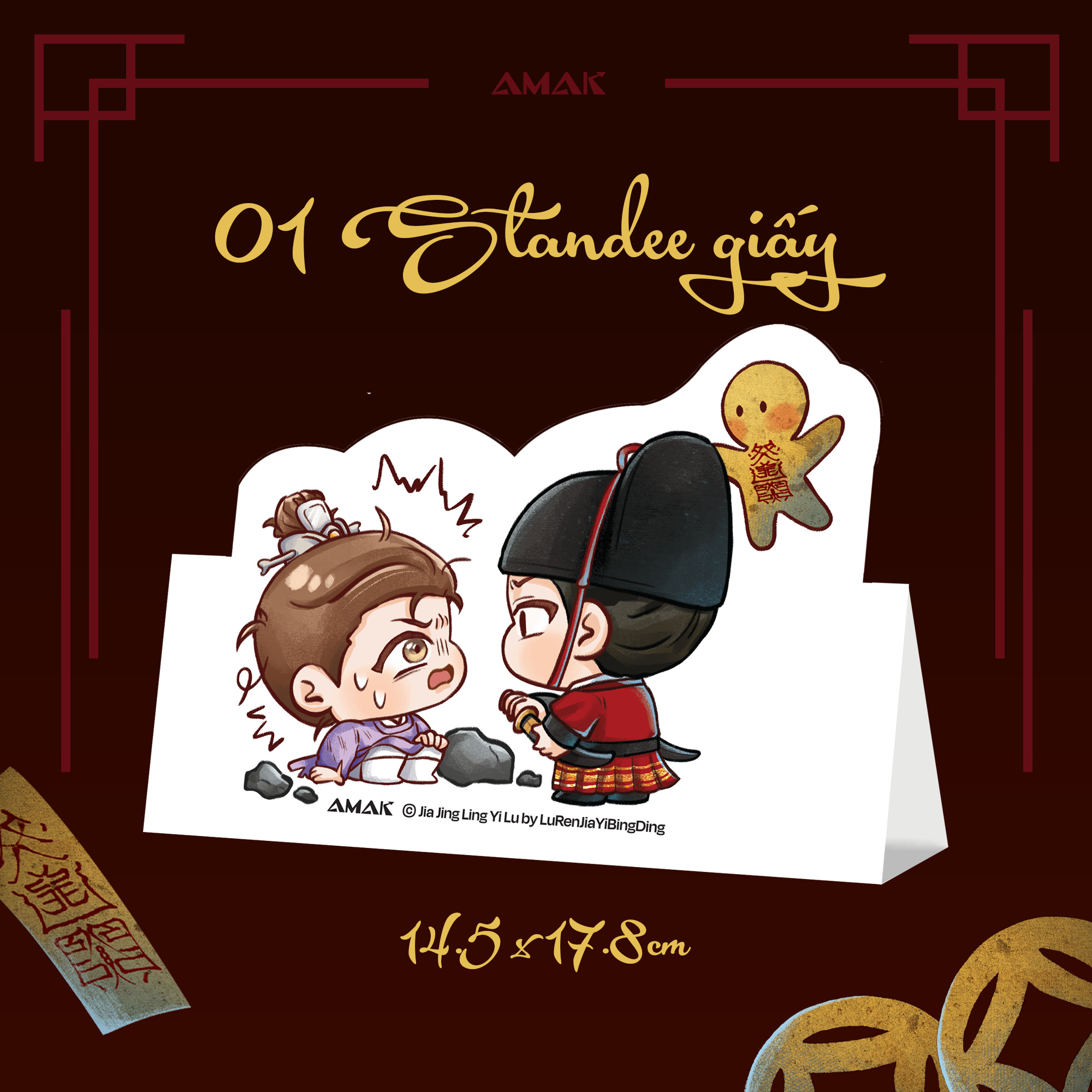 gia tĩnh linh dị lục - tập 1 - tặng kèm bookmark phủ nhung + postcard phủ nhung + standee giấy - Ảnh 4