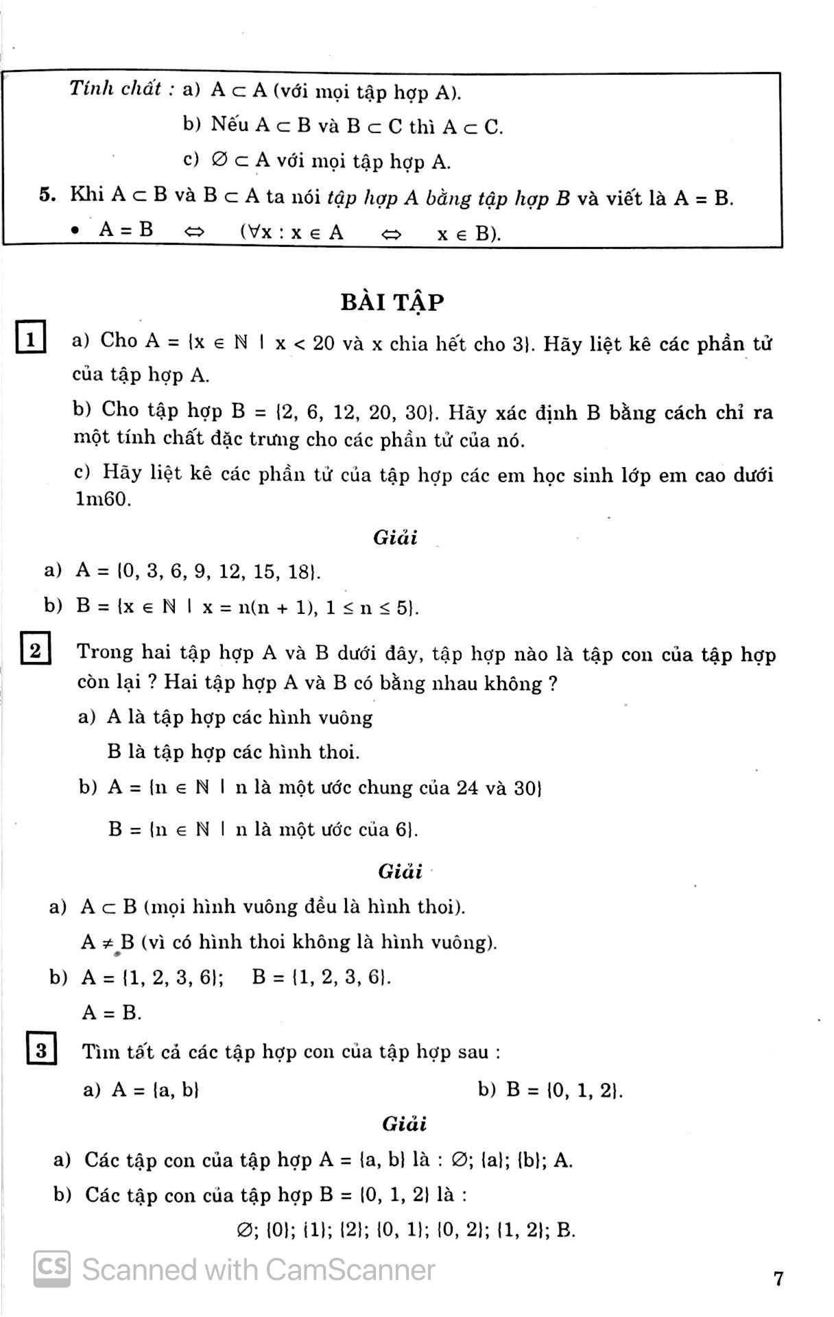 giải bài tập đại số 10 (cơ bản) - Ảnh 8
