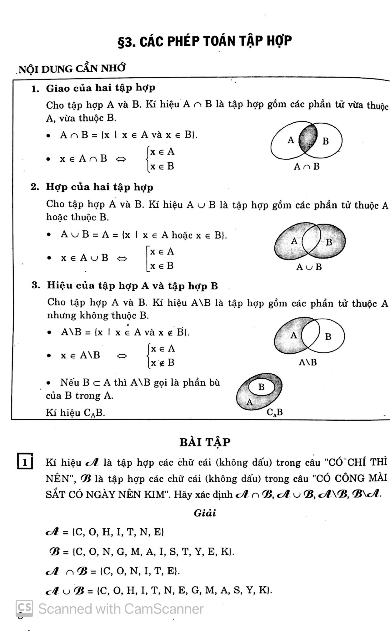 giải bài tập đại số 10 (cơ bản) - Ảnh 9