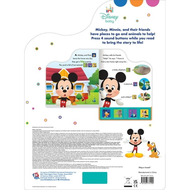 Giant First Play-A-Sound Disney Baby Mickey - Ảnh 6