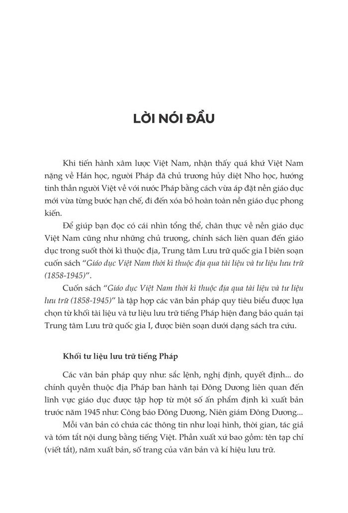 giáo dục việt nam thời kỳ thuộc địa qua tài liệu và tư liệu lưu trữ (1858 - 1945) - Ảnh 5