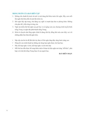 giáo trình phát triển hán ngữ - nghe trung cấp 1 - Ảnh 6