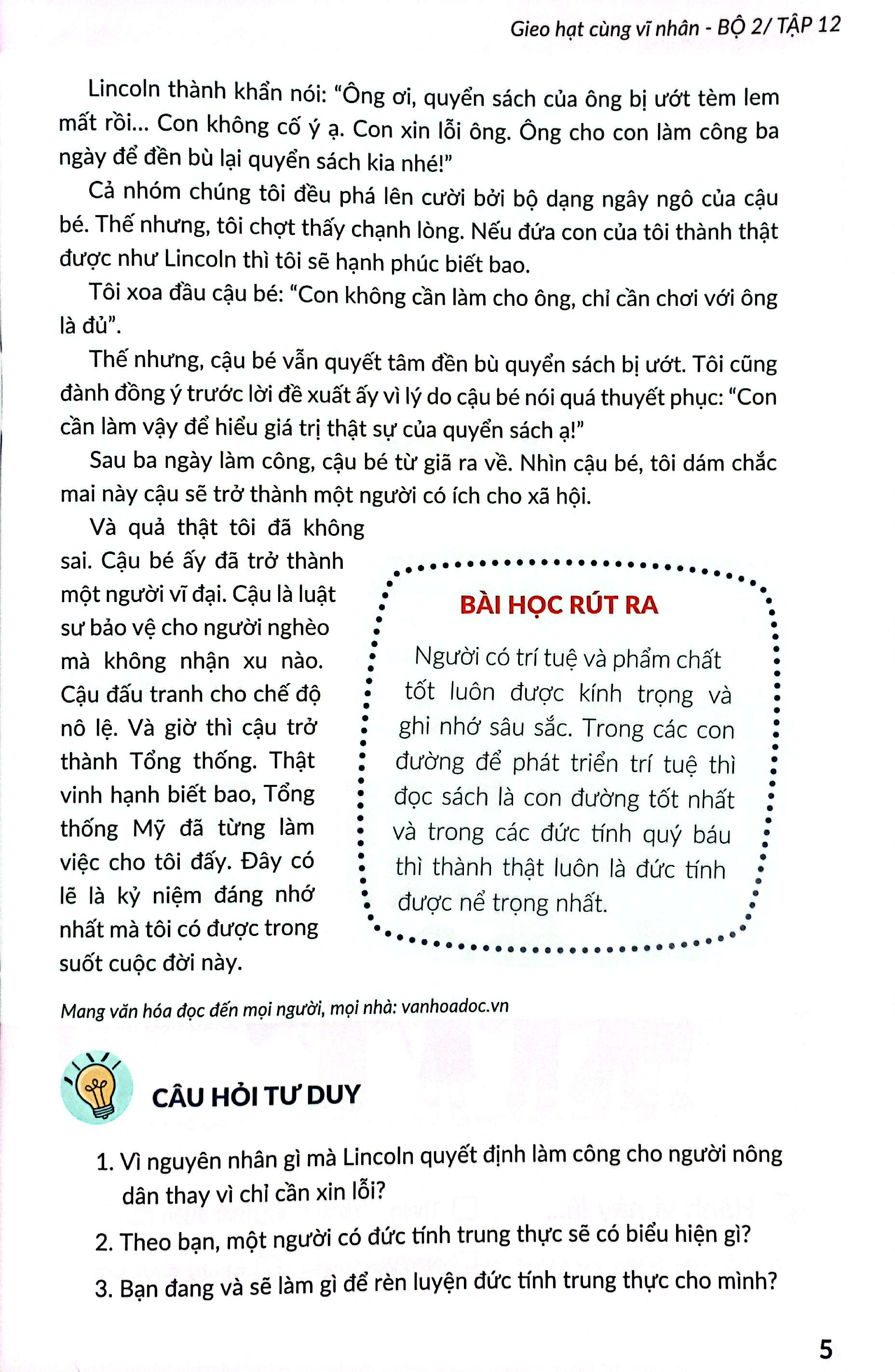 gieo hạt cùng vĩ nhân - bộ 2 - tập 12 - Ảnh 6