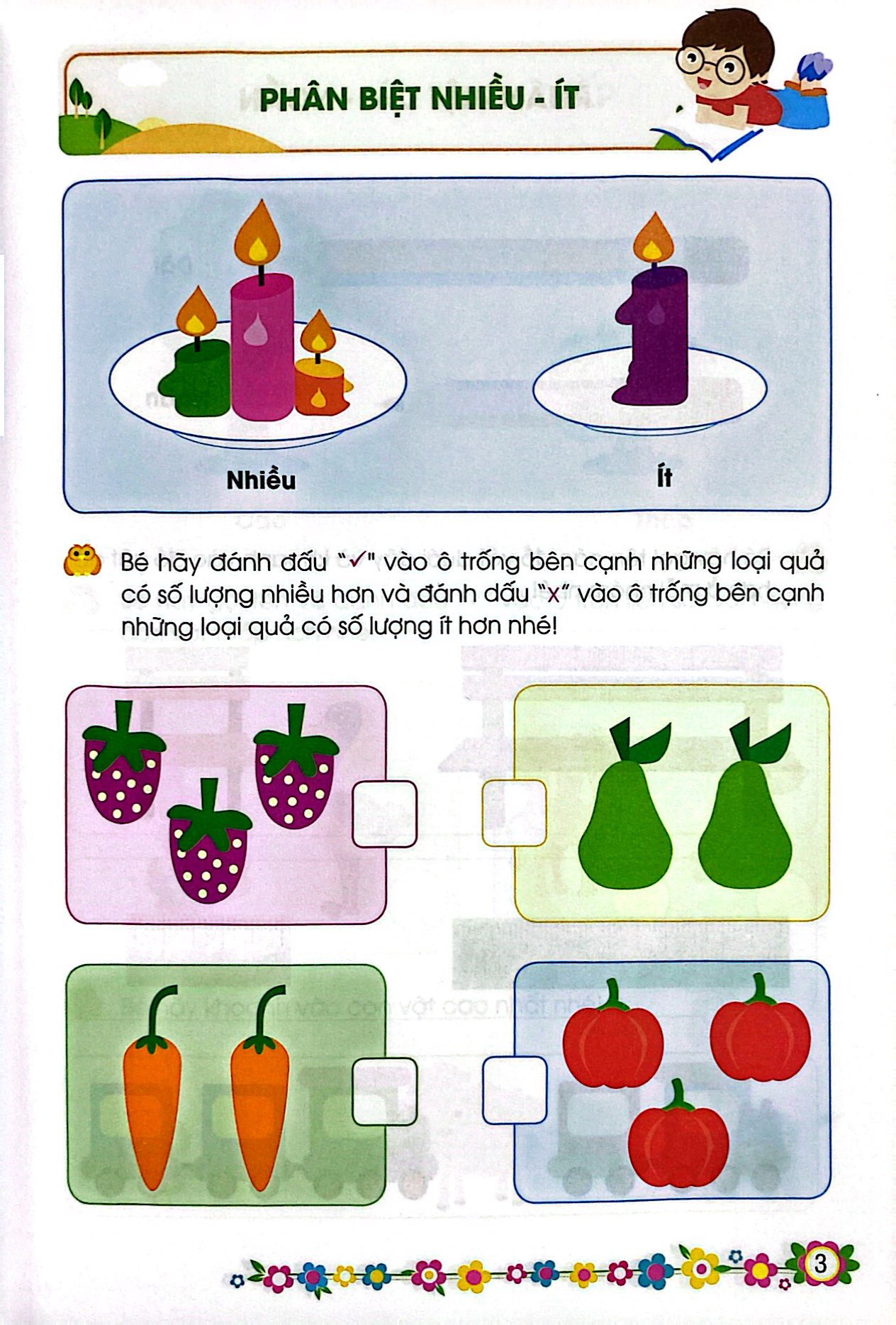 giúp bé vững bước vào lớp 1 - bé nhận dạng và so sánh (4-5 tuổi) - Ảnh 4