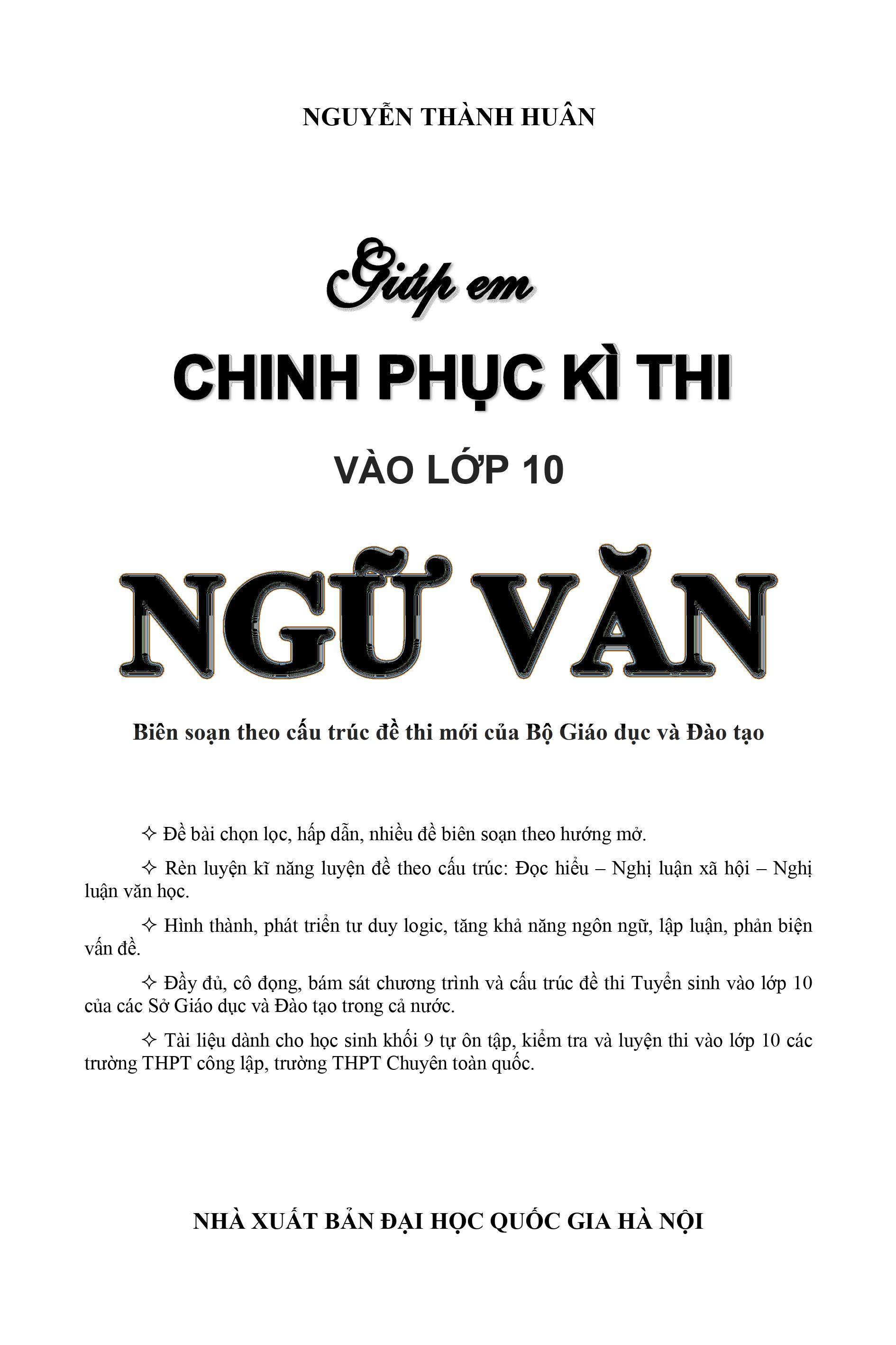 giúp em chinh phục kì thi vào lớp 10 môn ngữ văn - Ảnh 3