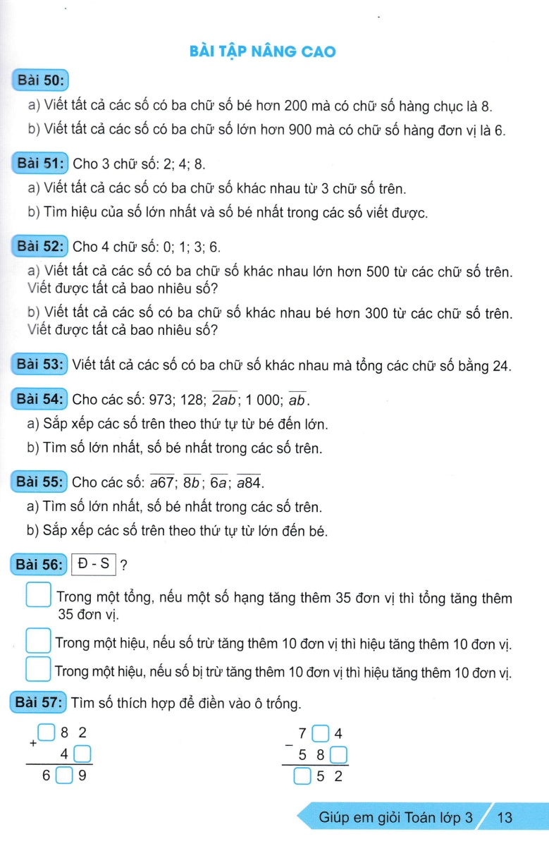 giúp em giỏi toán 3 - Ảnh 9
