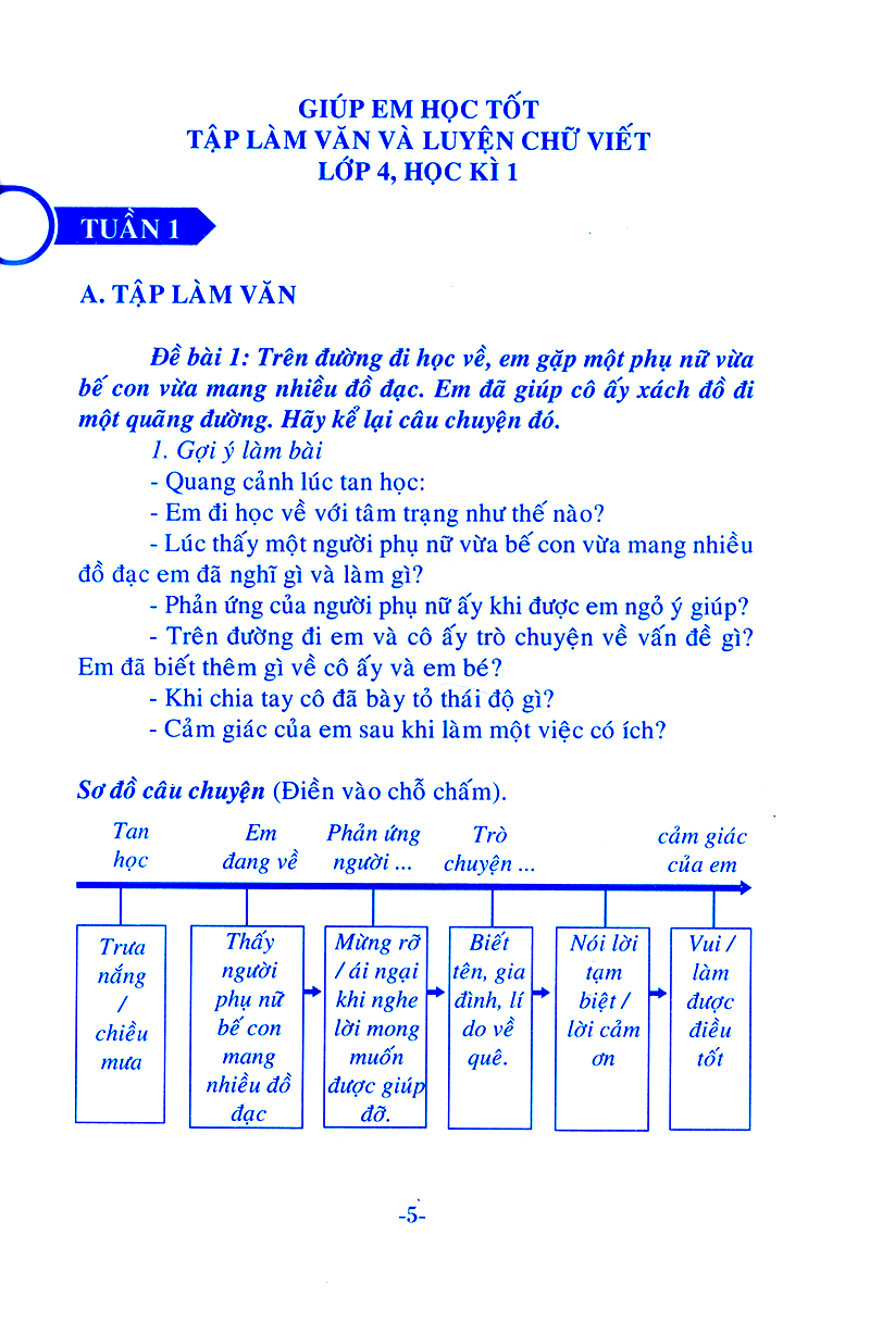 giúp em học tốt tập làm văn và luyện viết chữ đẹp lớp 4 (tập 1) - Ảnh 3