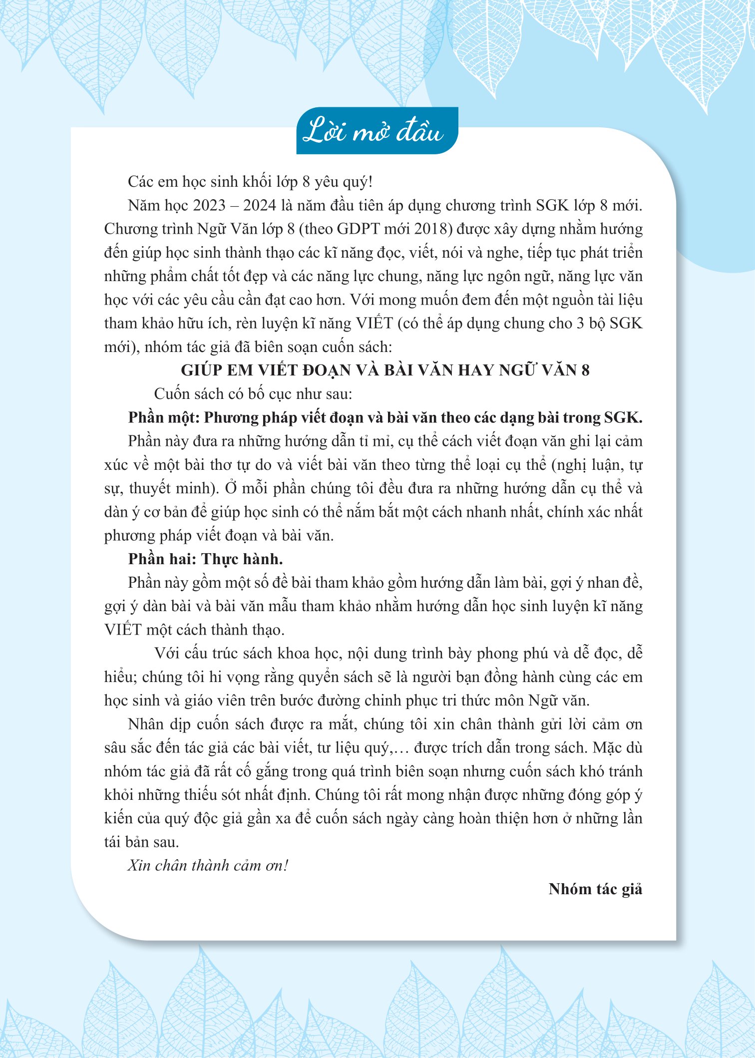 giúp em viết đoạn và bài văn hay ngữ văn 8 - Ảnh 5