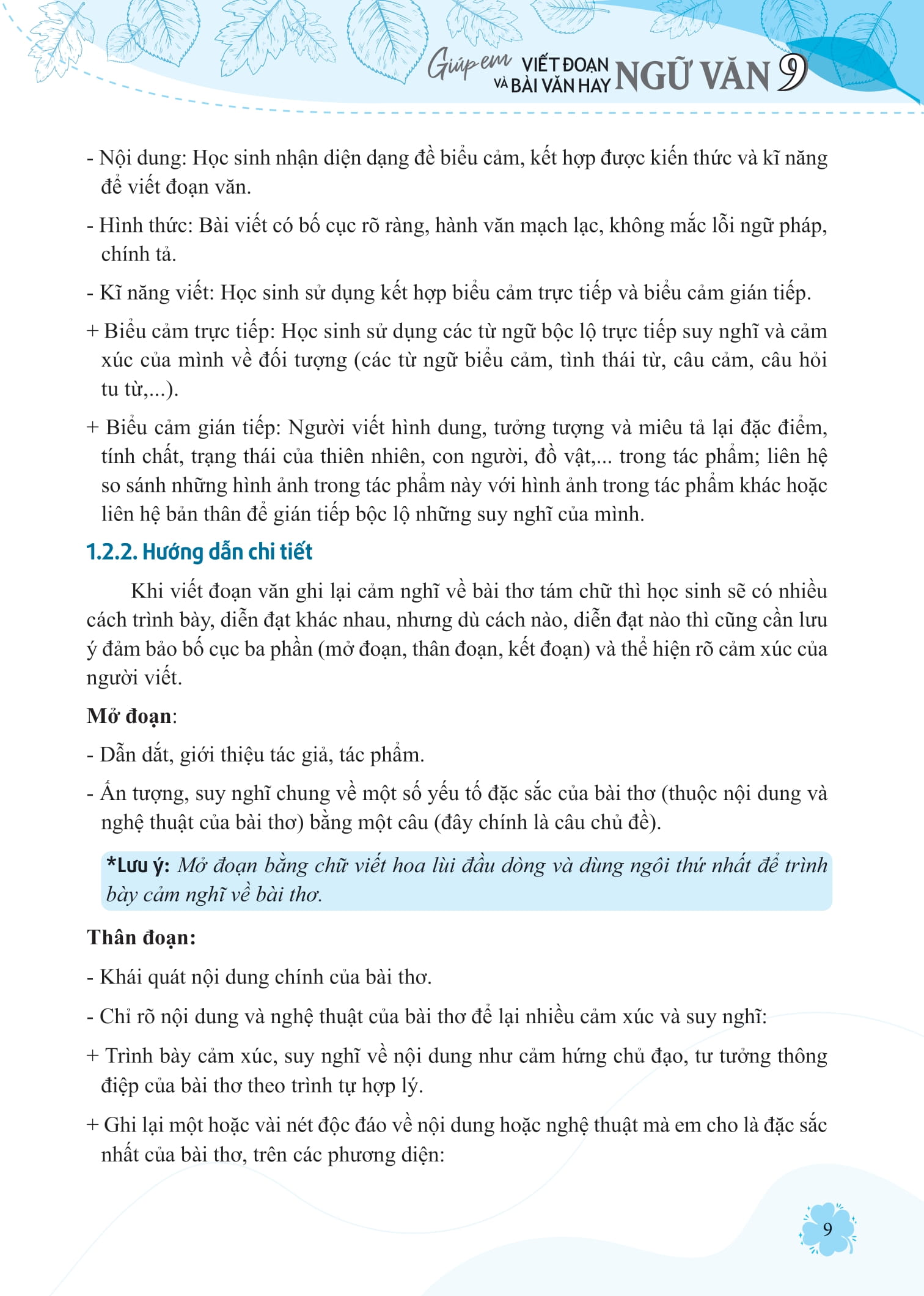 Giúp Em Viết Đoạn Và Bài Văn Hay Ngữ Văn Lớp 9 - Ảnh 9