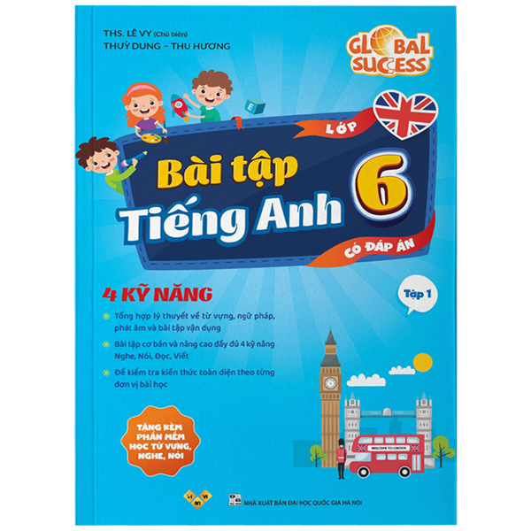 global success - bài tập tiếng anh 6 - tập 1 (có đáp án)