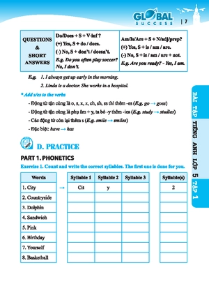 global success - bài tập tiếng anh lớp 5 - tập 1 (có đáp án) - Ảnh 6