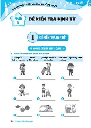 global success - bộ đề kiểm tra định kỳ 4 kỹ năng tiếng anh lớp 9 - tập 1 (có đáp án) - Ảnh 6