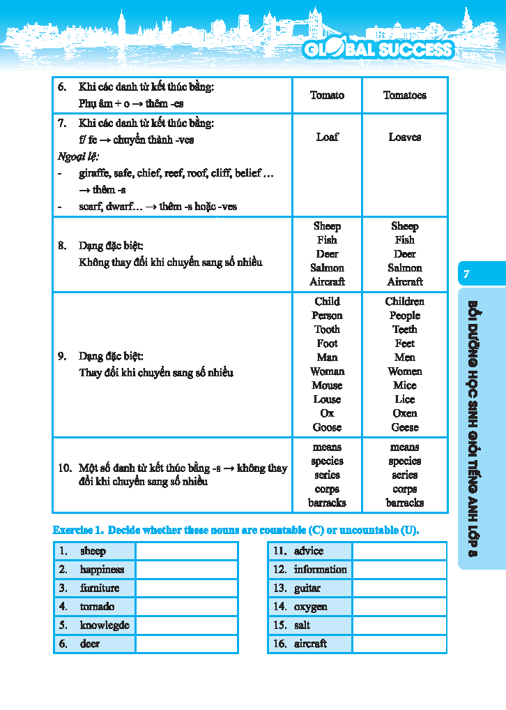 global success - bồi dưỡng học sinh giỏi tiếng anh 8 (có đáp án) - Ảnh 5