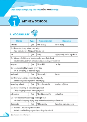 global success - luyện chuyên sâu ngữ pháp và từ vựng tiếng anh lớp 6 - tập 1 (tái bản 2024) - Ảnh 4